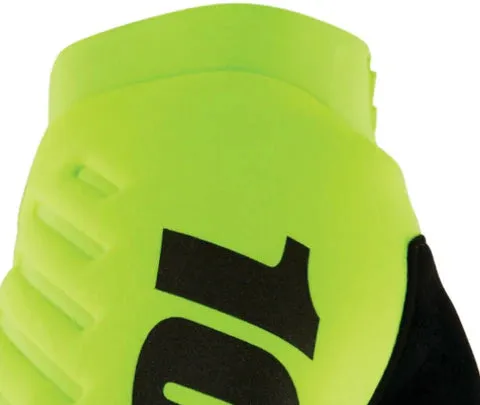 100% Brisker Cold Weather Youth Gloves - Flo Yellow