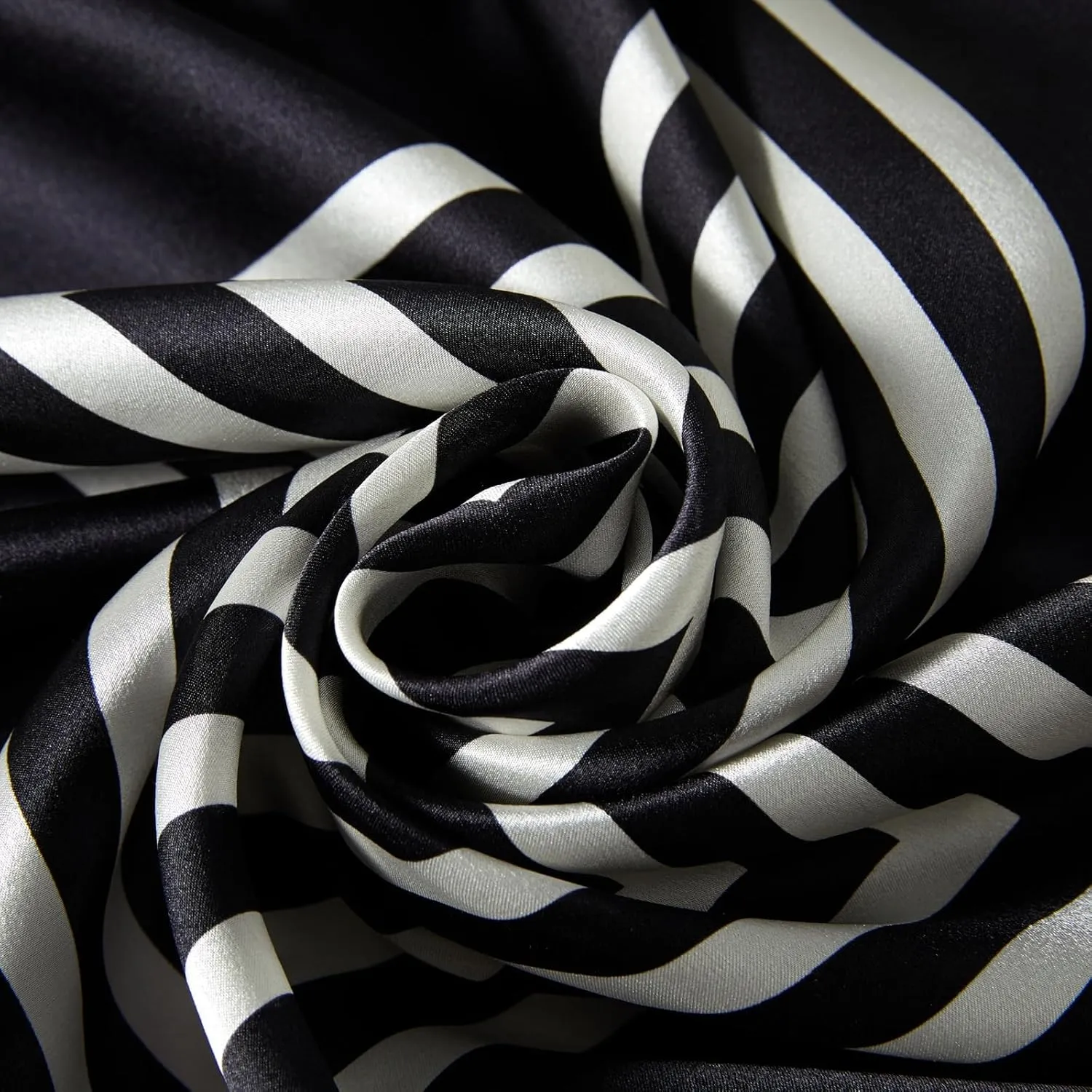 100% Mulberry Silk Head Scarf for Sleeping 35"x35" Square Silk Hair Scarf for Women Lightweight Bandana Large