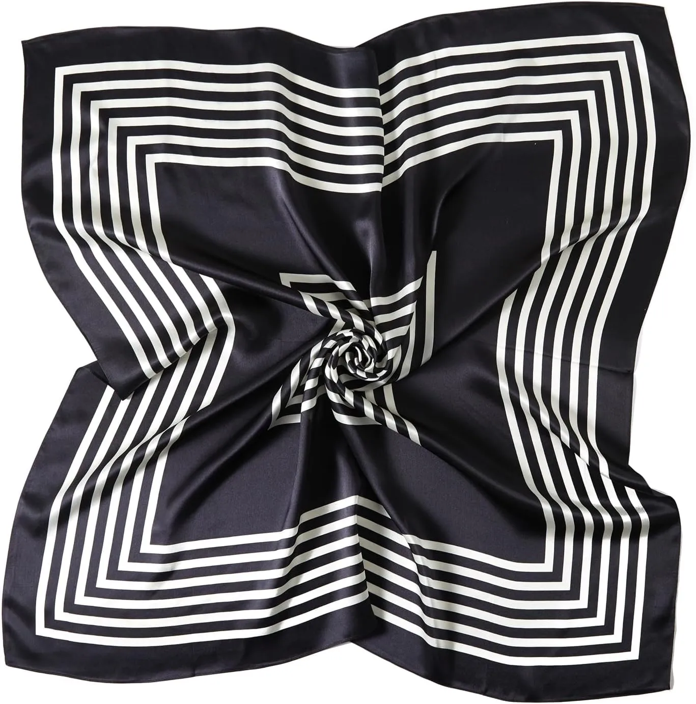 100% Mulberry Silk Head Scarf for Sleeping 35"x35" Square Silk Hair Scarf for Women Lightweight Bandana Large