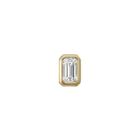 14k Skinny Fancy Emerald (yellow)