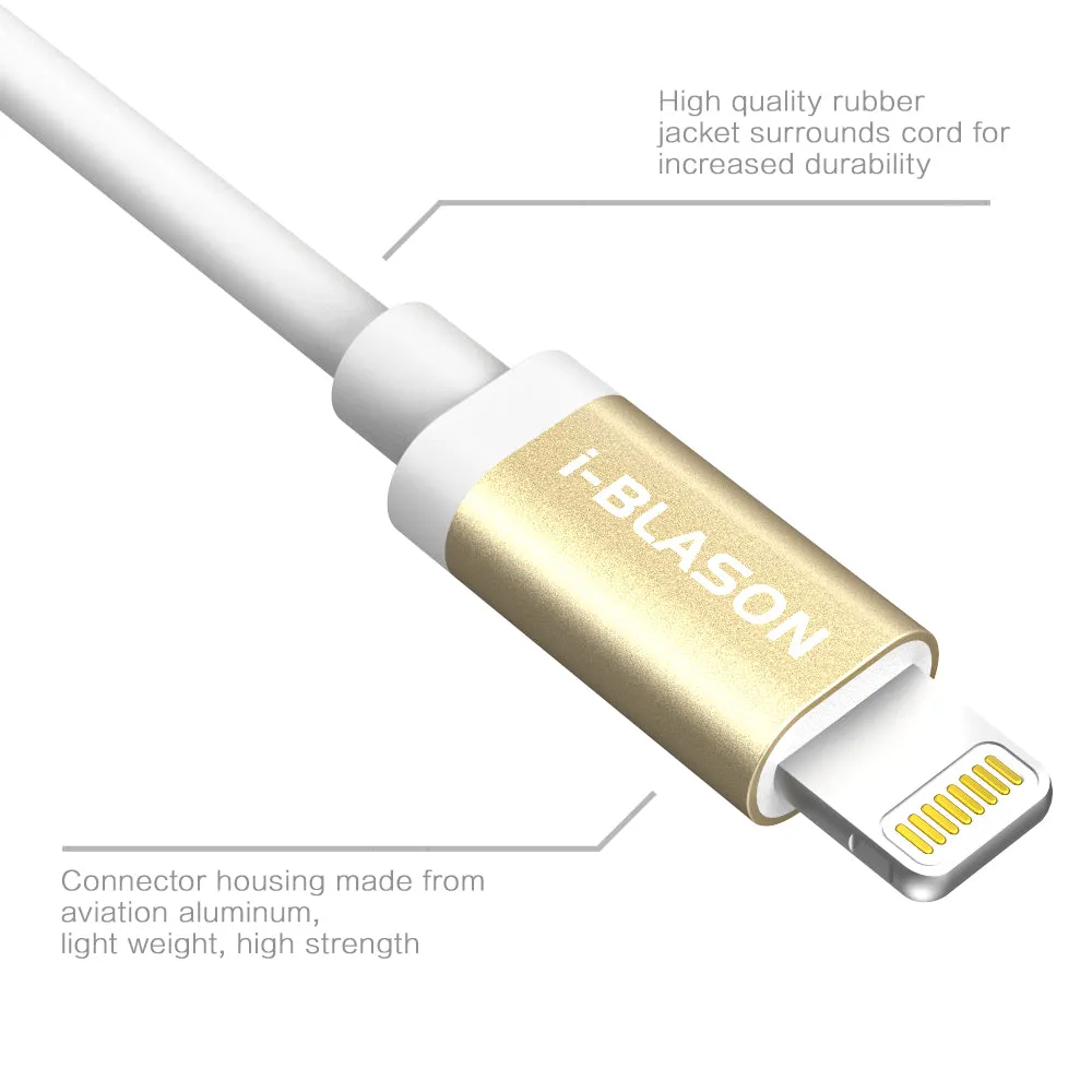 3ft Lightning Cable for Apple Devices - White