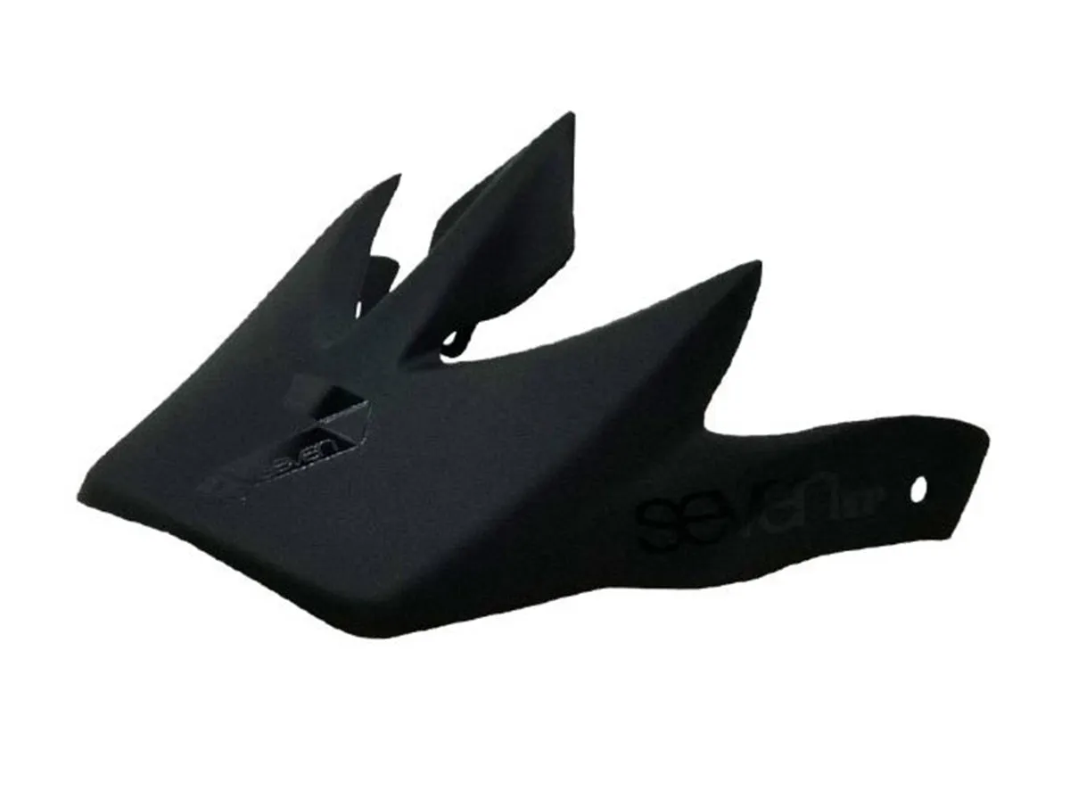 7 iDP M1 Helmet Visor - Matt Black-Gloss Black