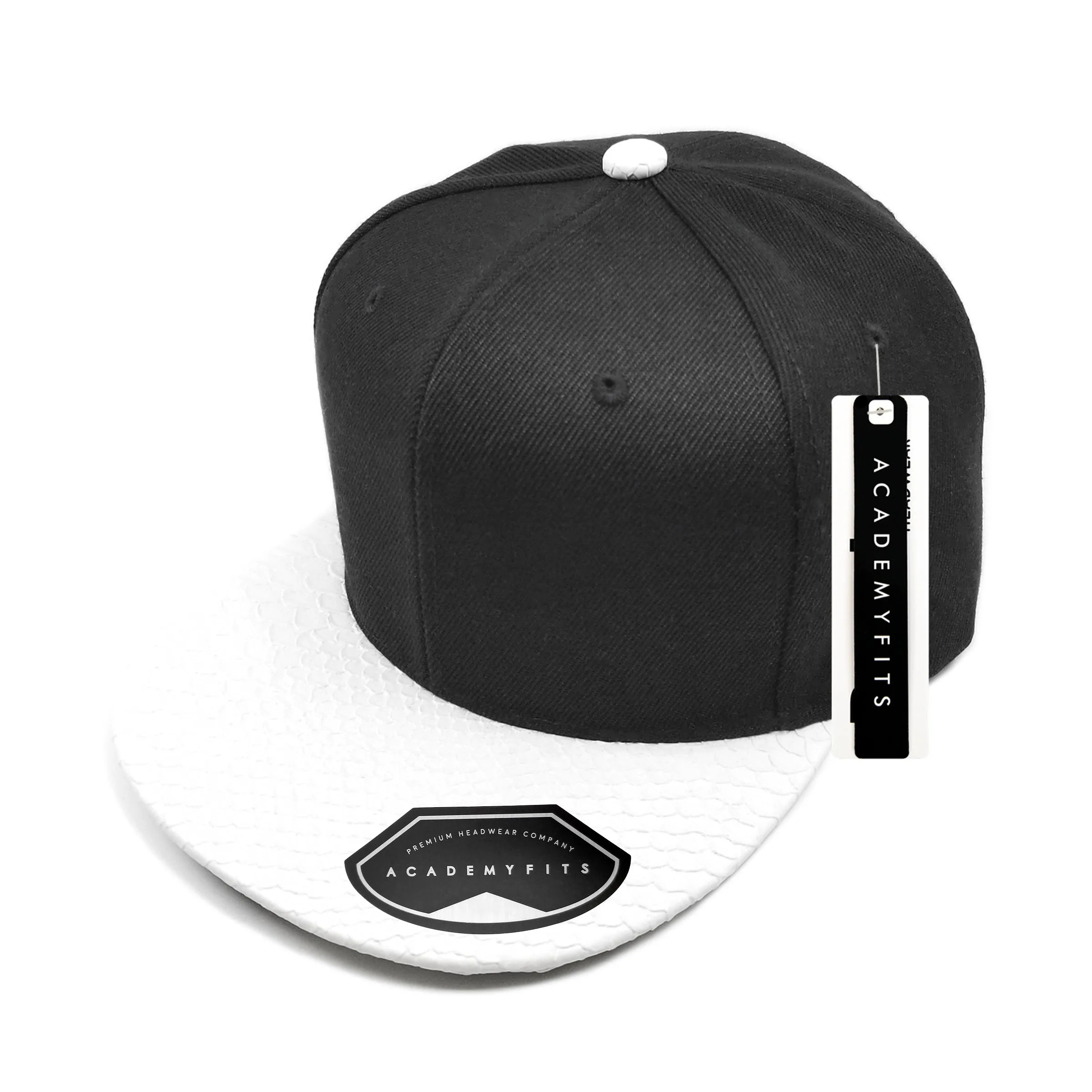 Academy Fits Snakeskin 2 Tone Strapback Cap 4013