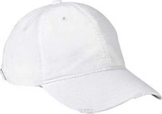 Adams IM101 Distressed Image Maker Cap - White
