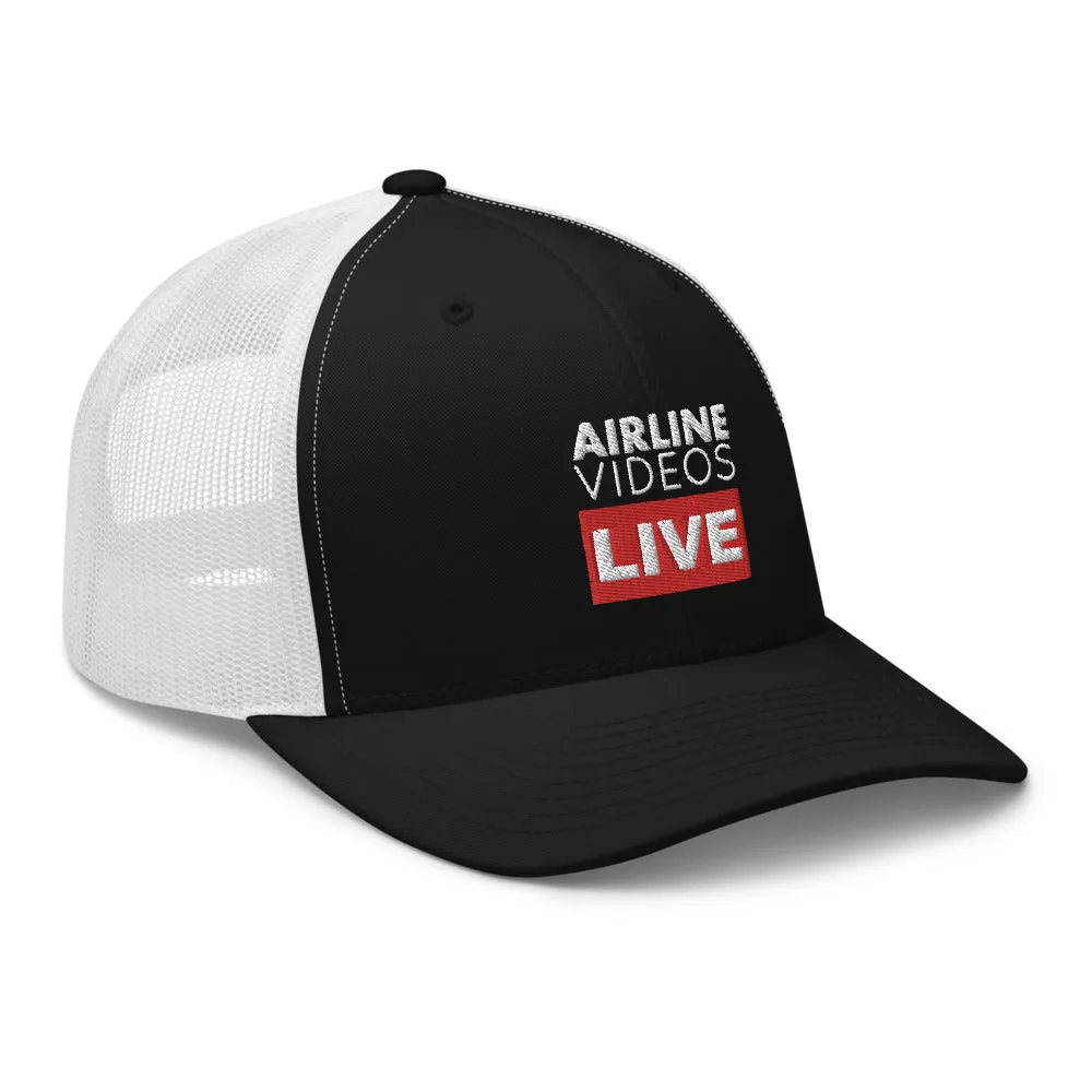 Airline Videos Live Trucker Cap