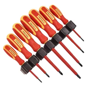 Amtech 7 Piece VDE Electrical Screwdriver Set With Storage Rack