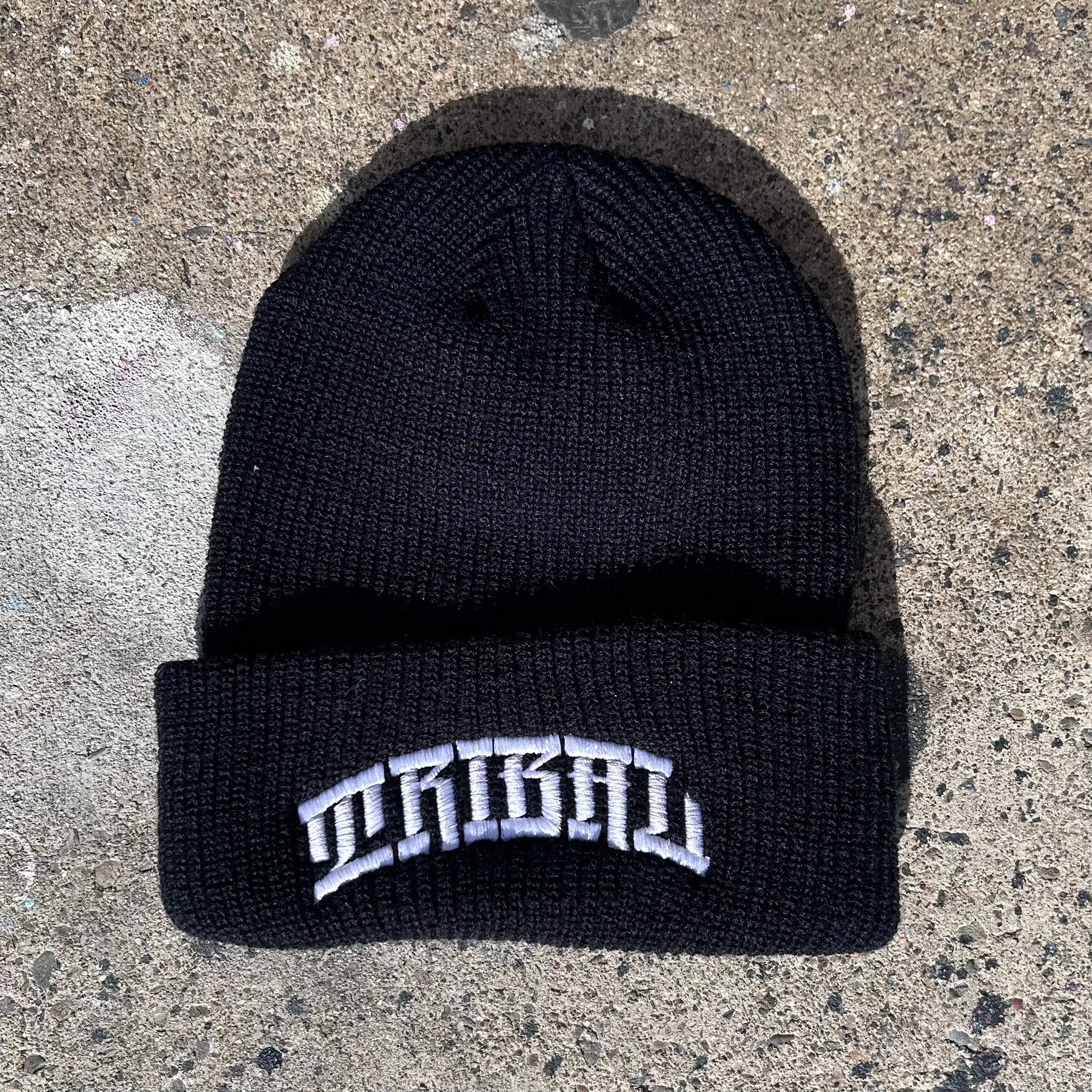 Arched Ribbed Cuff Beanie