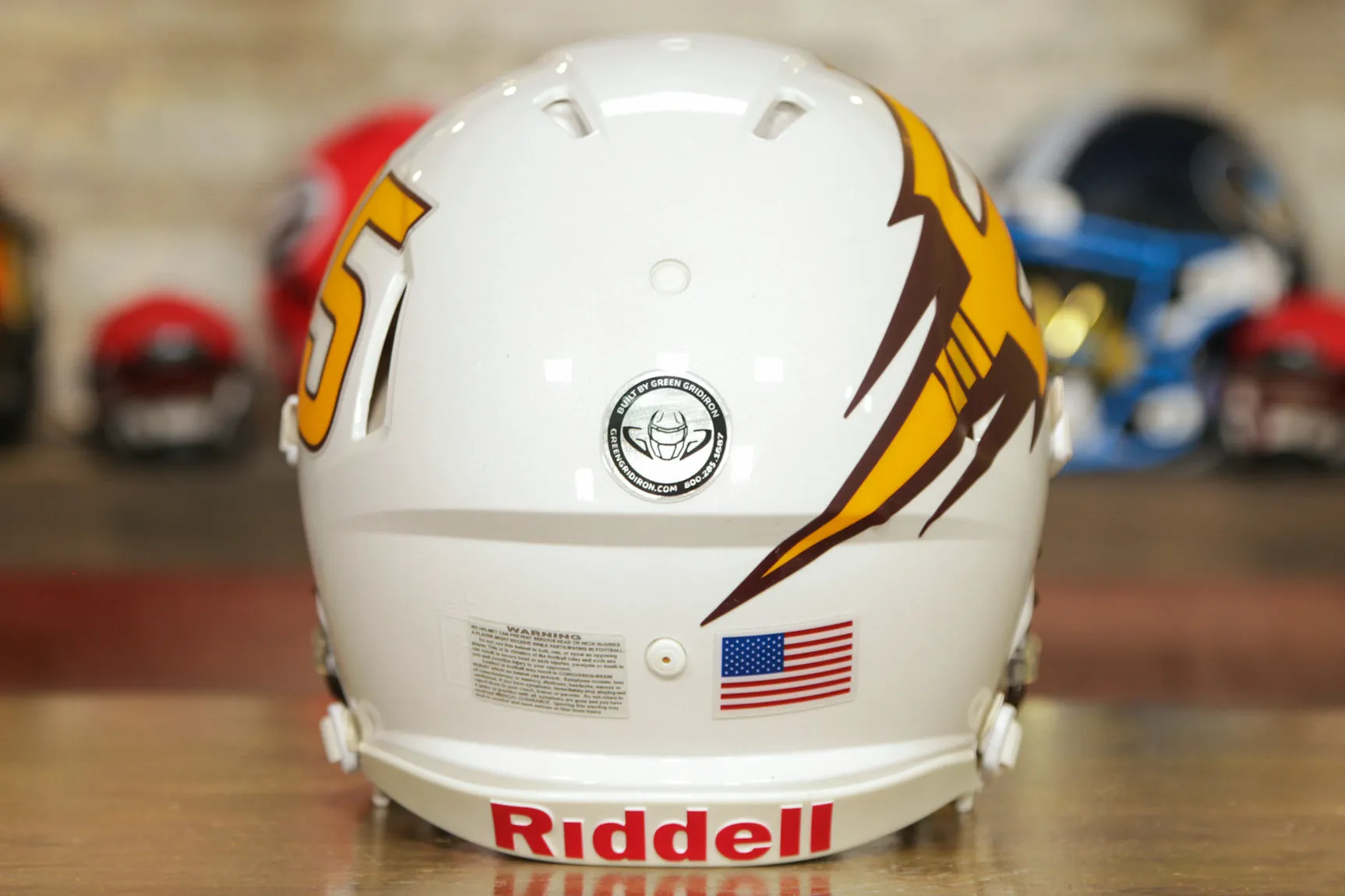 Arizona State Sun Devils Riddell Speed Authentic Helmet - GG Edition 00291