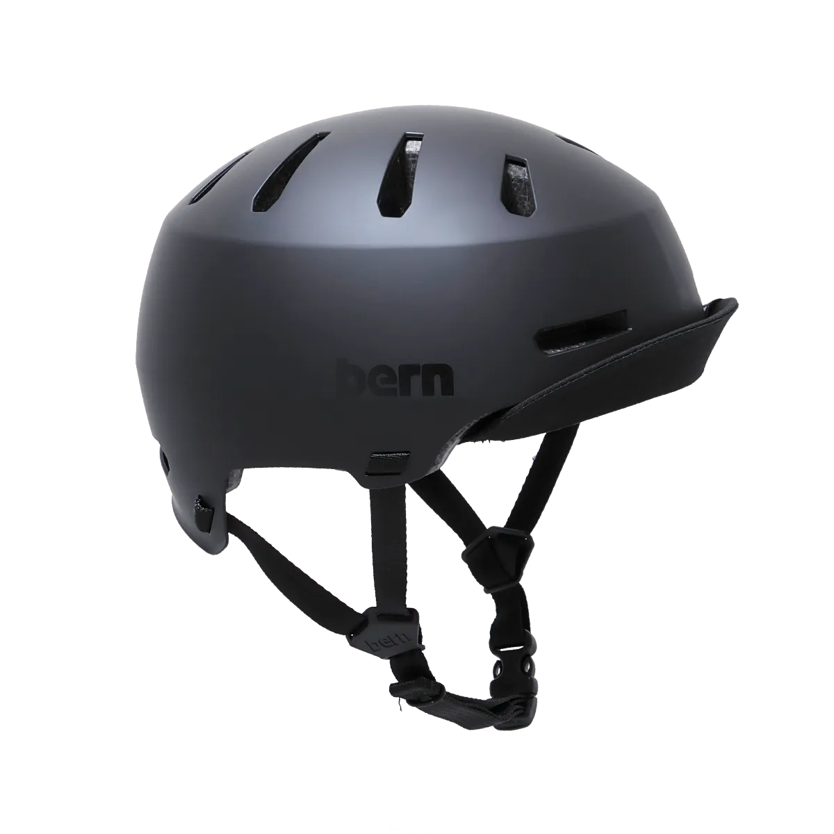 BERN - Macon 2.0 Hard Hat Visor (Matte Black Asian Fit) Helmet