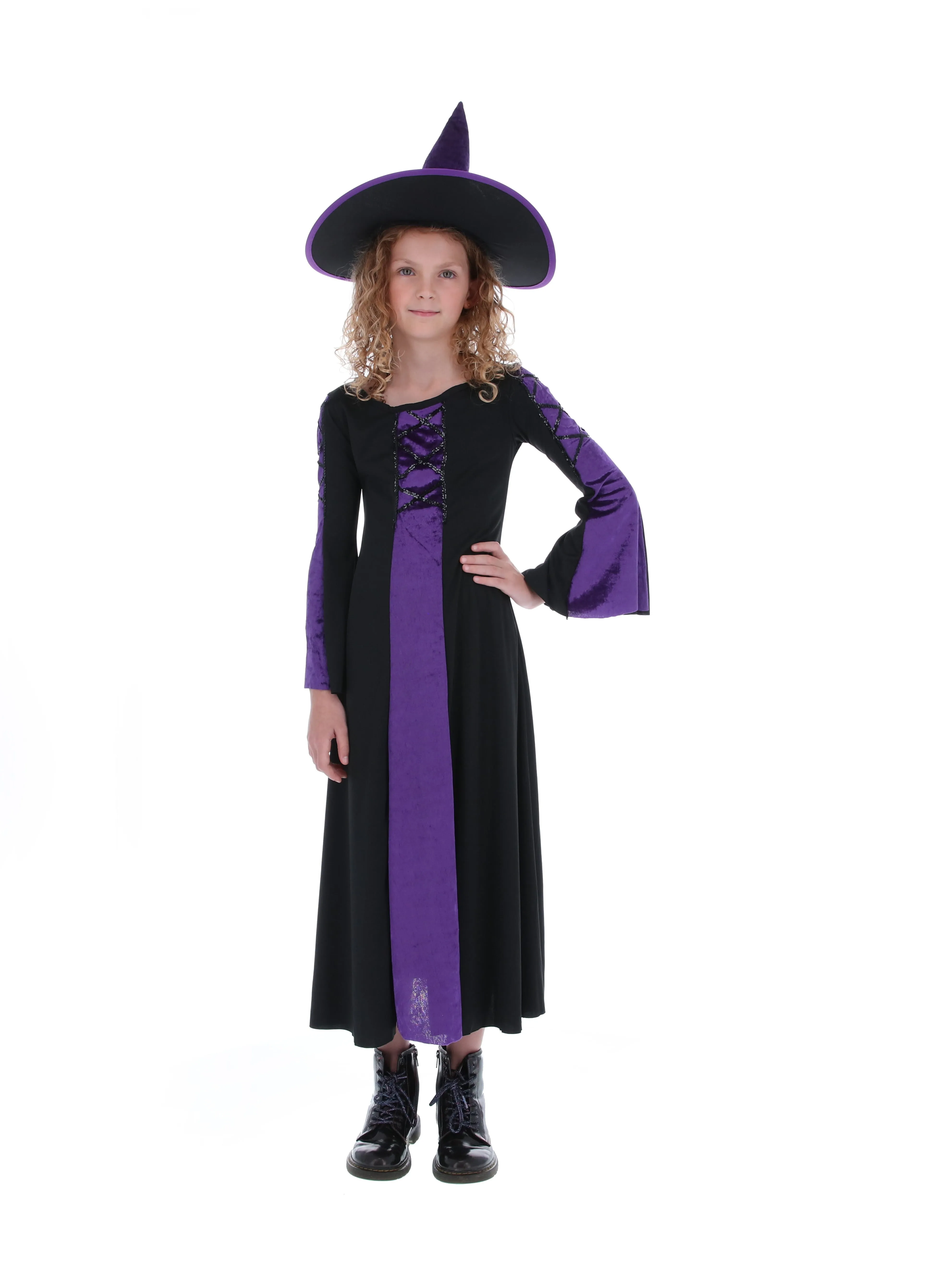 Bewitched Costume, Black and Purple
