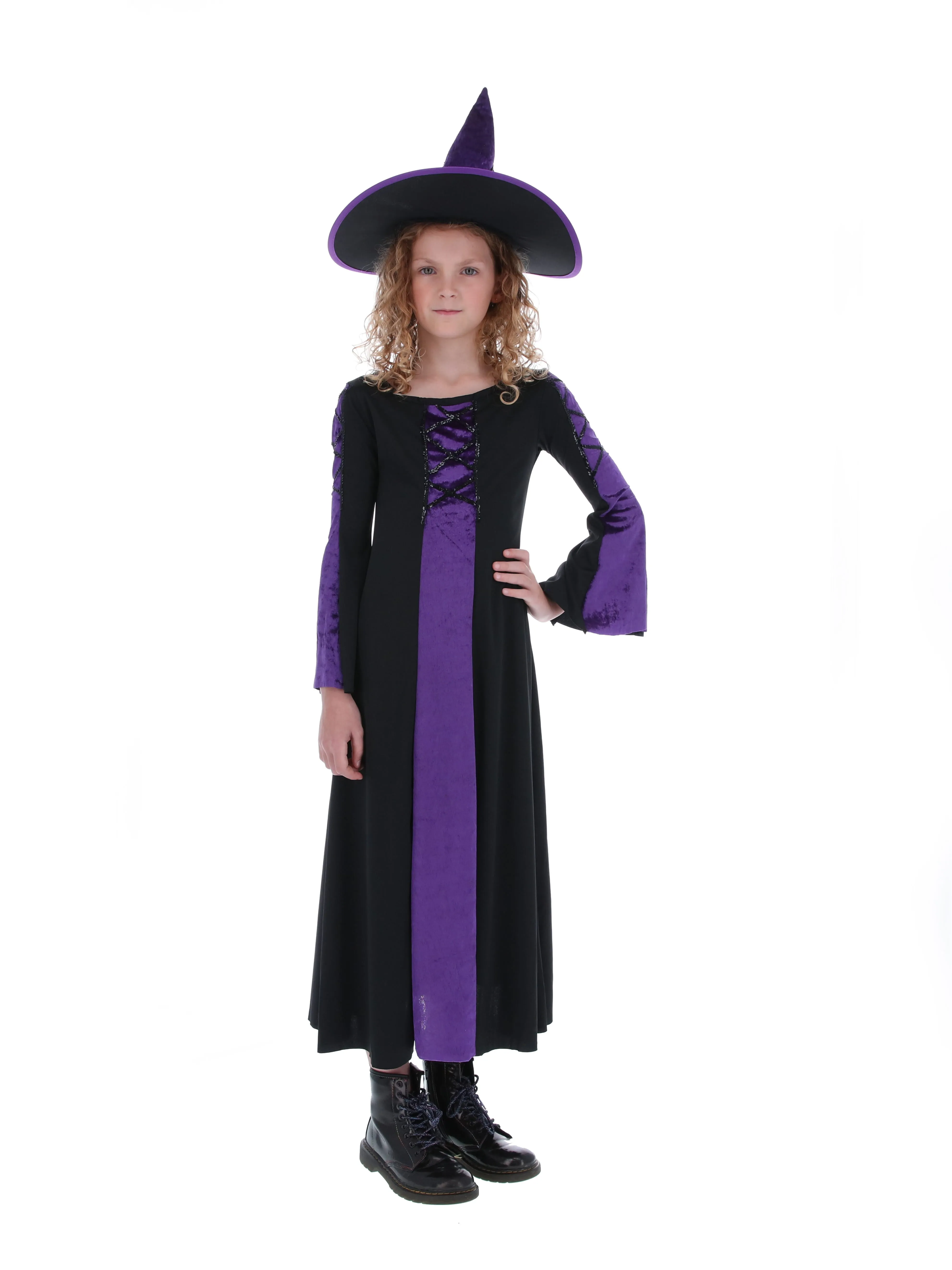 Bewitched Costume, Black and Purple