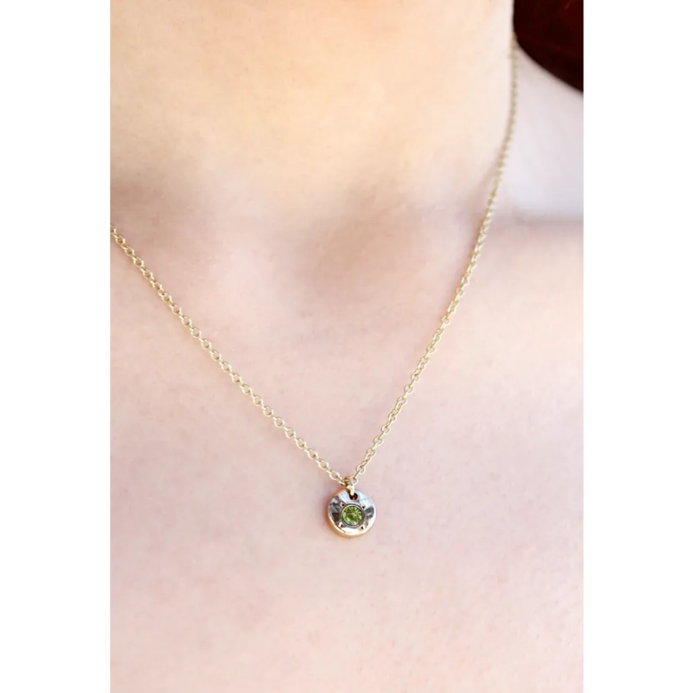 Birthstone Bottle Necklace