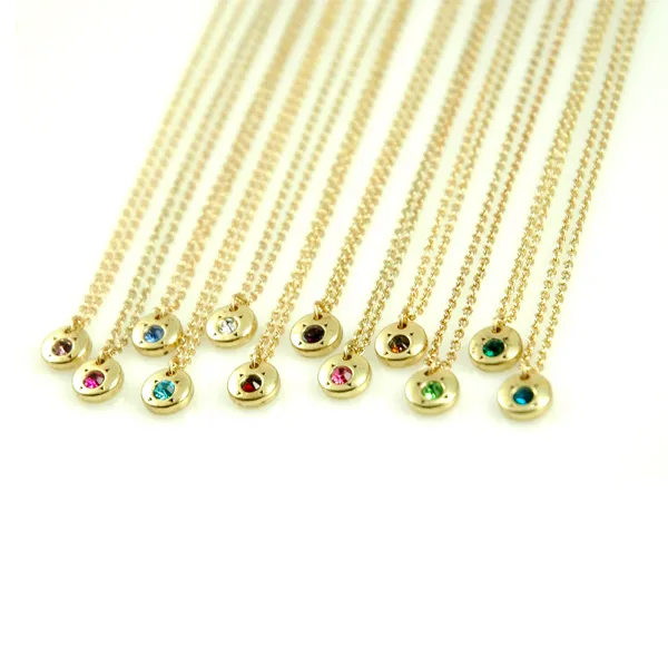 Birthstone Bottle Necklace