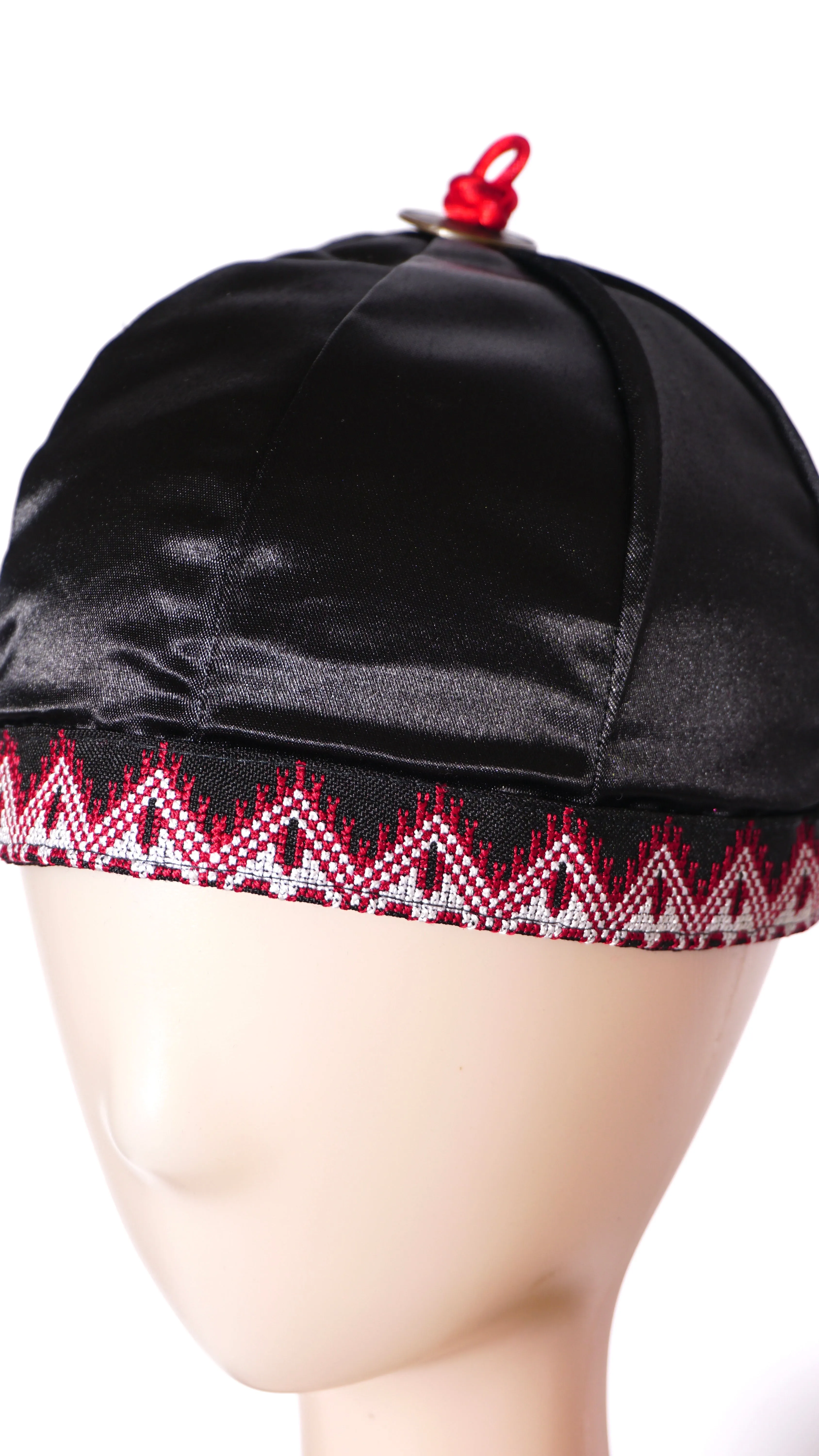 Boy Hmong Hat Burgundy (20")