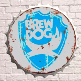 Brewdog Giant 30cm Bottle Top Wall Sign