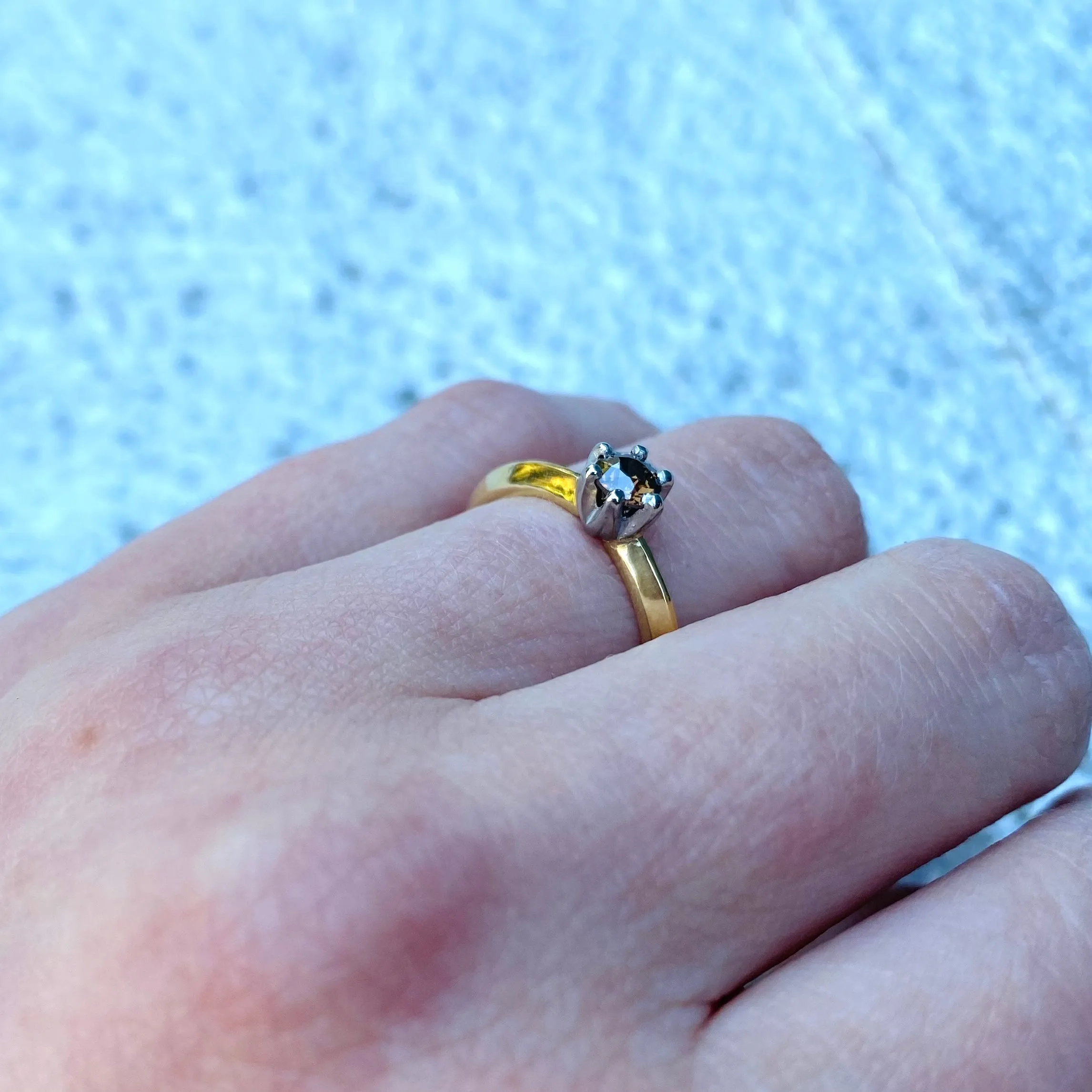 Brilliant Fancy Brown Diamond Solitaire by 720