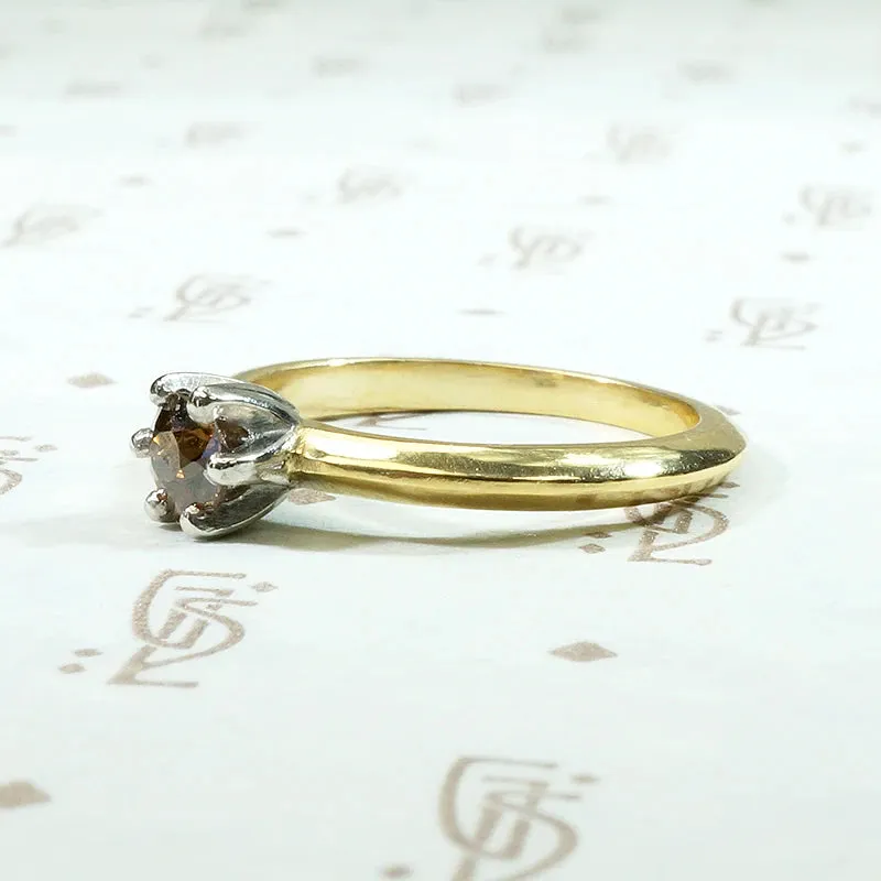 Brilliant Fancy Brown Diamond Solitaire by 720