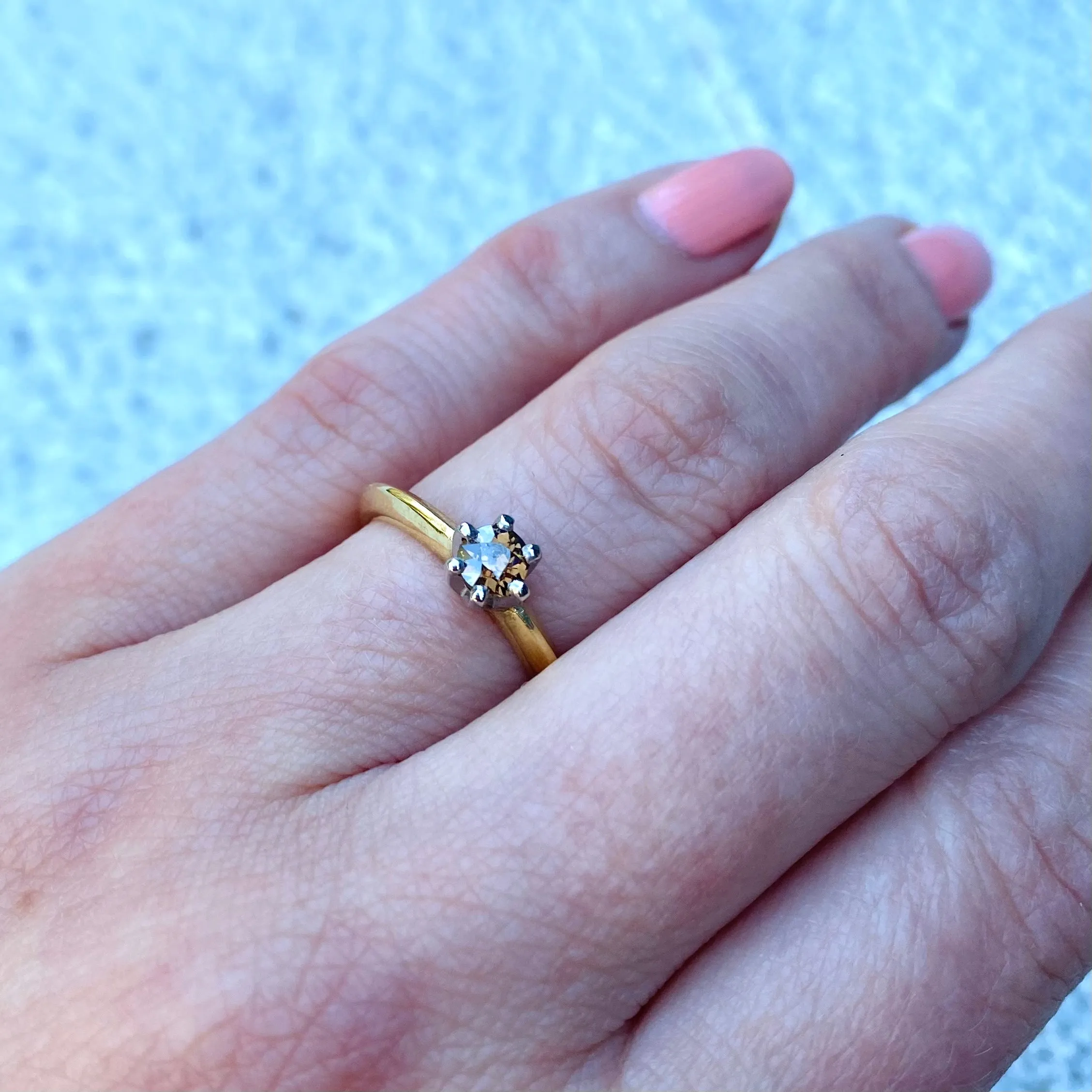 Brilliant Fancy Brown Diamond Solitaire by 720