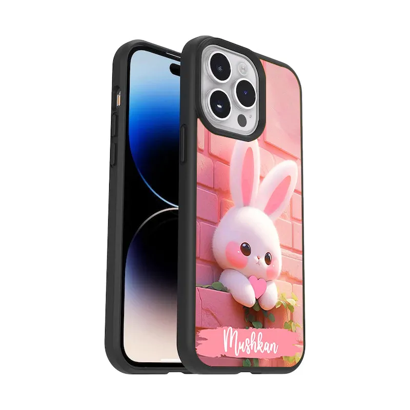 Bunny Glossy Metal Case Cover For Oppo