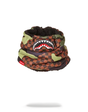 CHECKER CAMO NECK WARMER