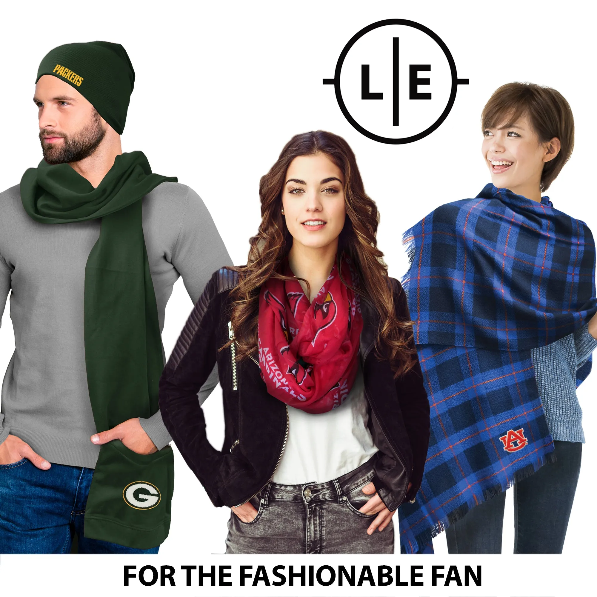 Chicago Bears Sheer Infinity Scarf Alternate