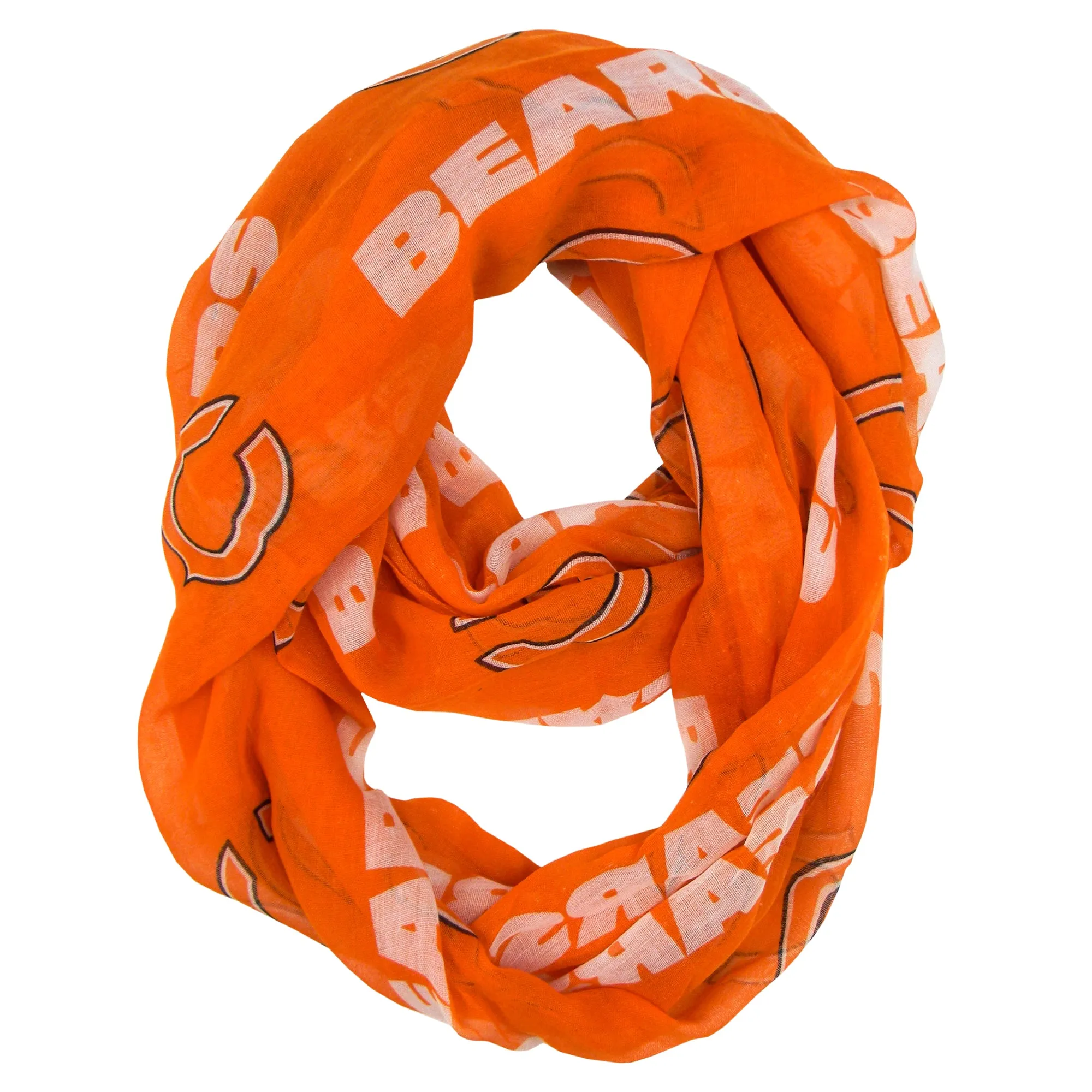 Chicago Bears Sheer Infinity Scarf Alternate