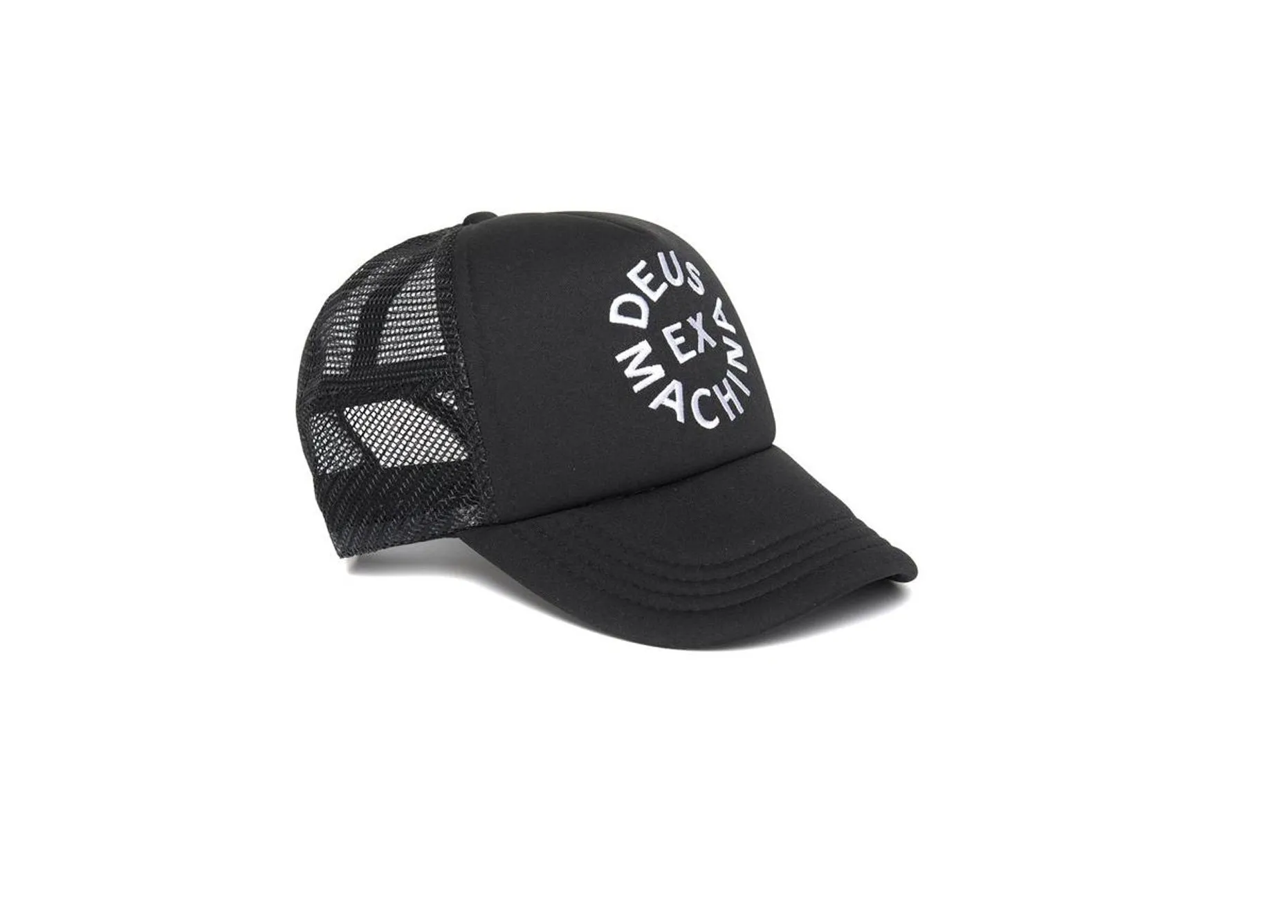 CIRCLE LOGO TRUCKER - BLACK