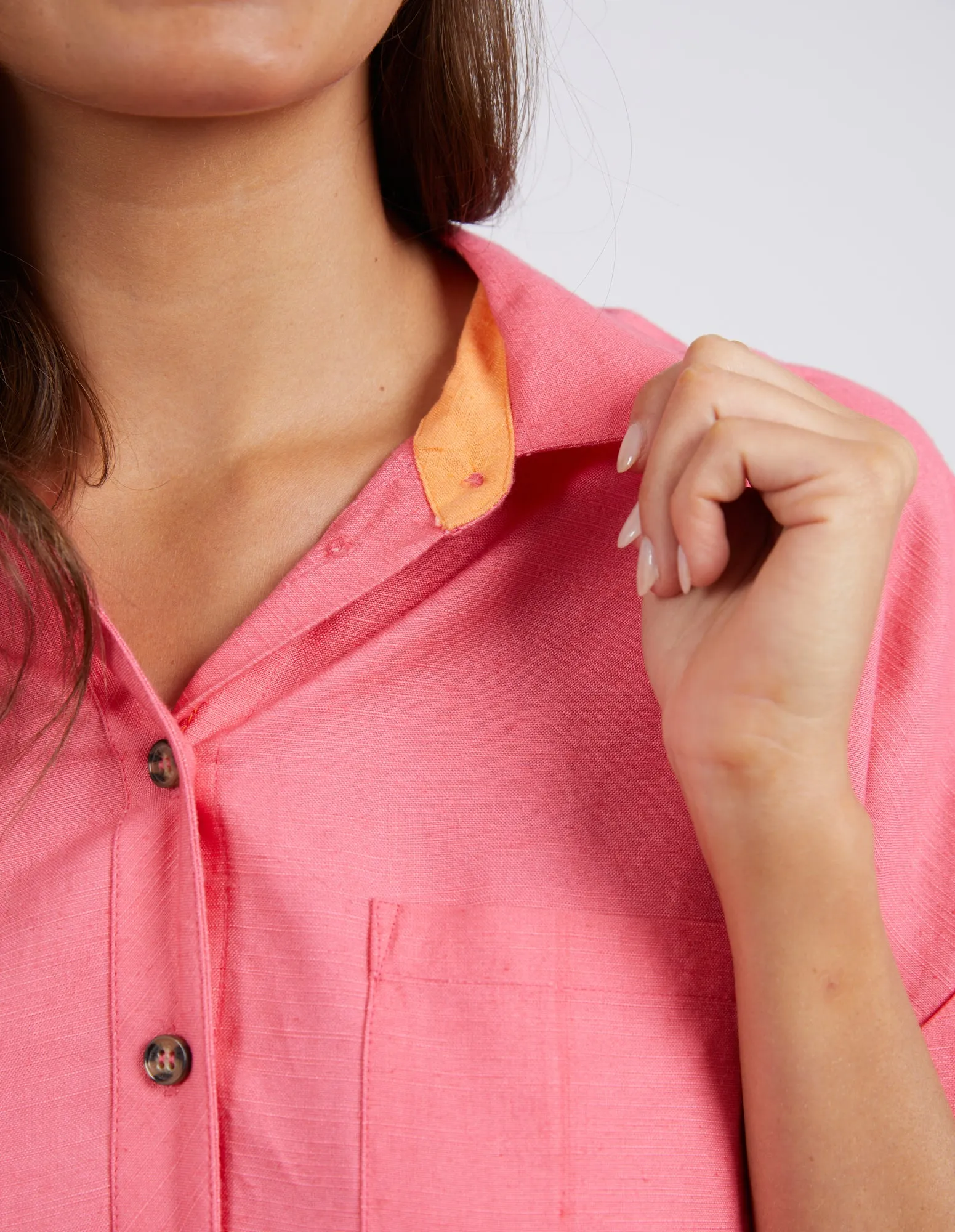 Clem Shirt Pink Lemonade