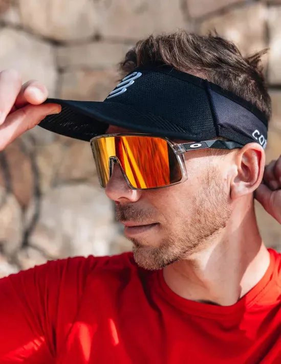 Compressport Spiderweb Ultralight Visor - Black/White
