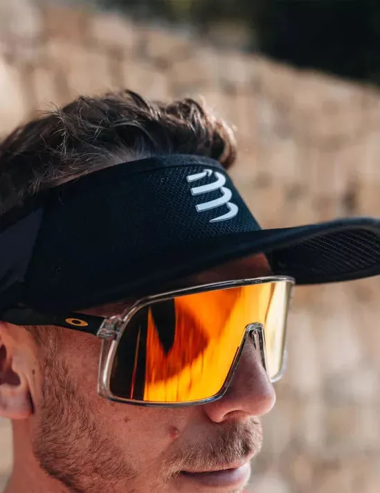 Compressport Spiderweb Ultralight Visor - Black/White