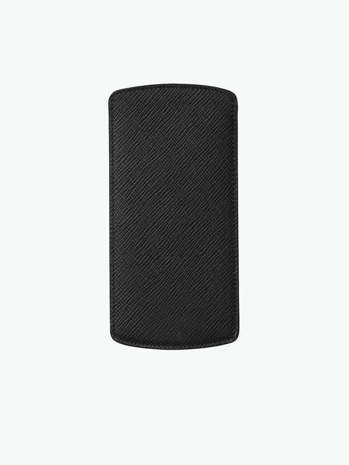Cross-Grain Leather Glasses Case