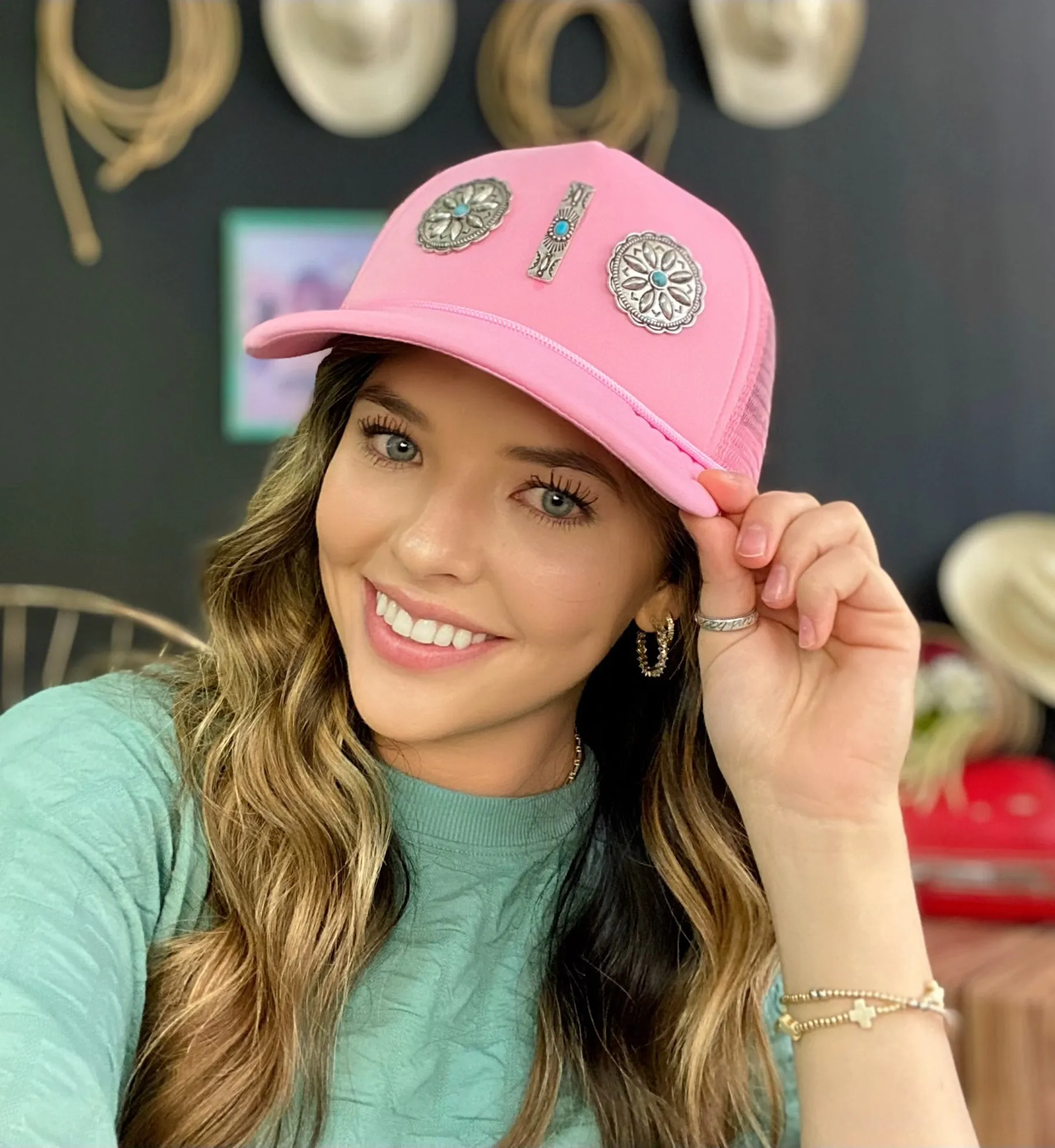 Customized Trucker Girl Cap - #16