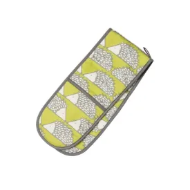 Dexam Scion Living Spike Hedgehog Double Oven Gloves Green