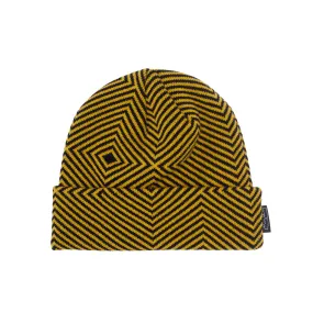 FUCKING AWESOME HURT YOUR EYES BEANIE - MUSTARD
