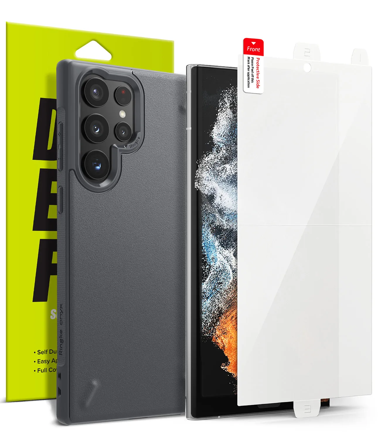 Galaxy S22 Ultra Case Combo | Onyx   Screen Protector