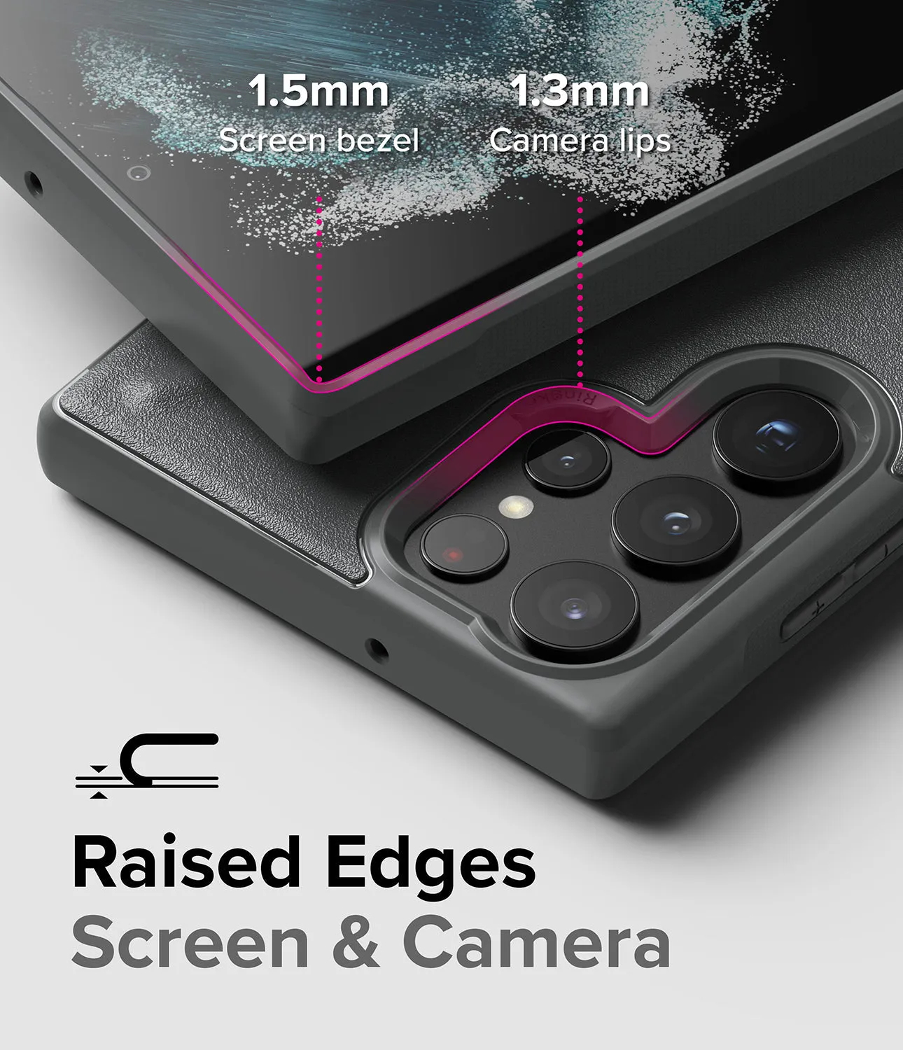 Galaxy S22 Ultra Case Combo | Onyx   Screen Protector