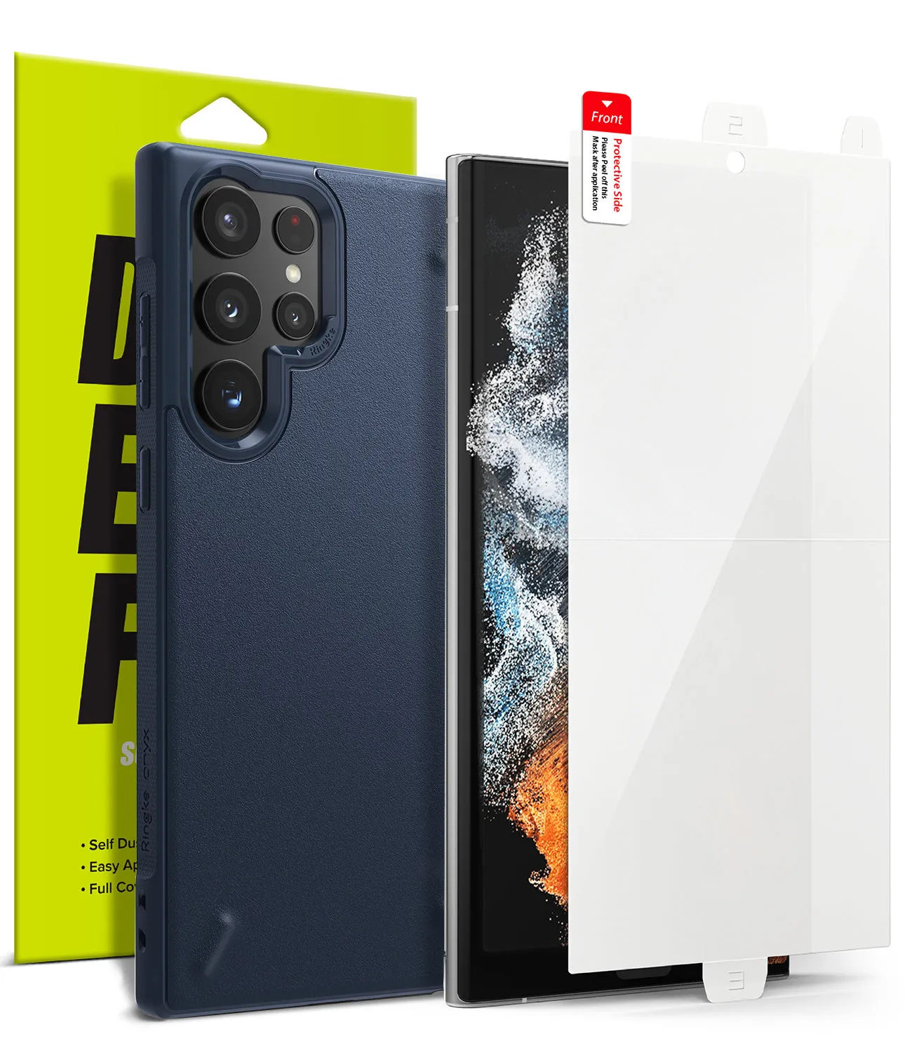 Galaxy S22 Ultra Case Combo | Onyx   Screen Protector