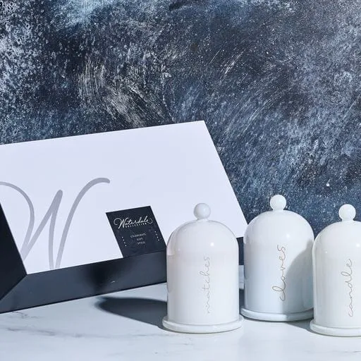 GLASS CLOCHE HAVDALAH SET