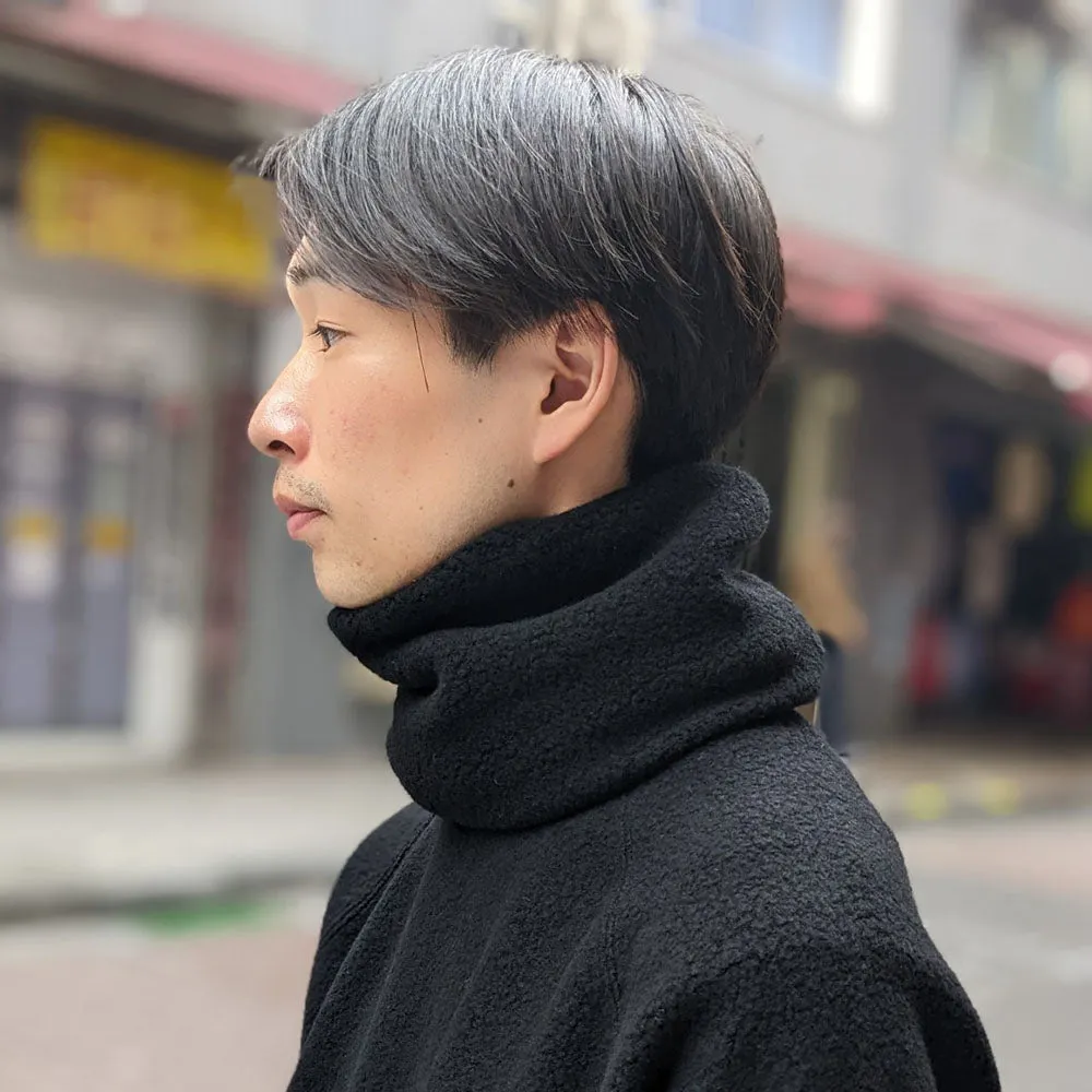 GOLD - SUPER 140'S WOOL FLEECE NECK WARMER - GL02711