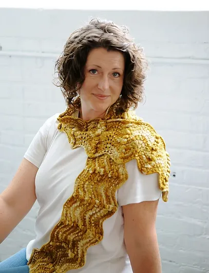 Haybale scarf pattern