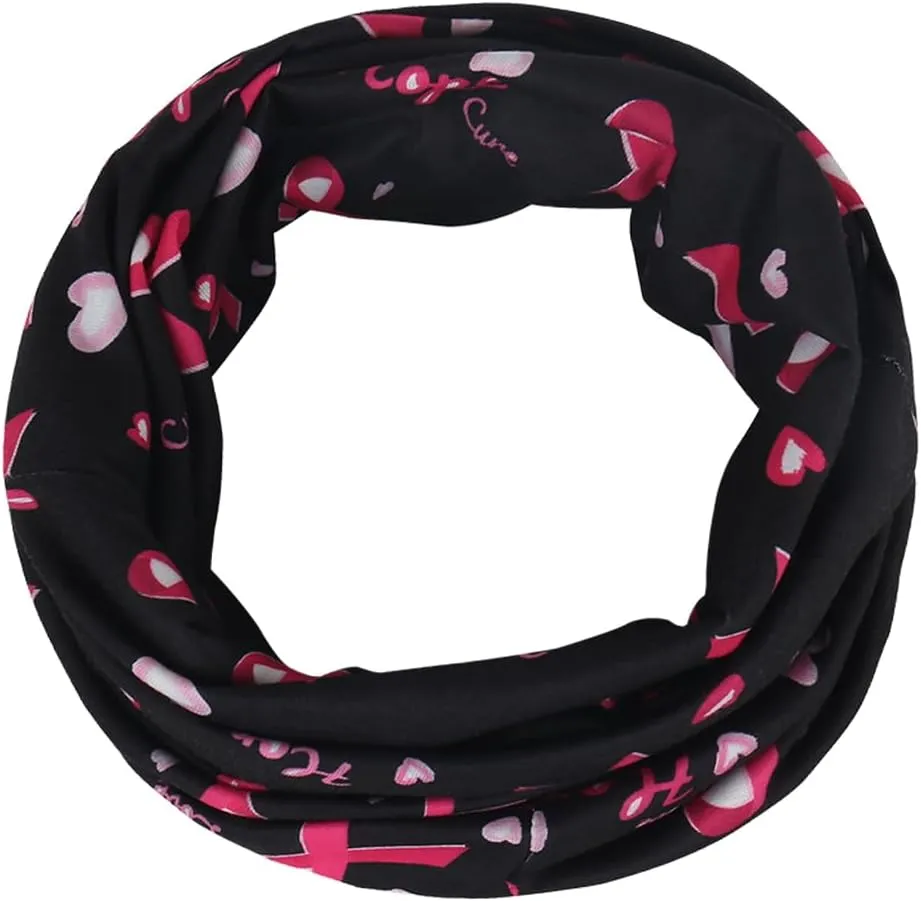 Jemis Sweet Heartwarming Breast Cancer Beanie Hat, Romantic Knitted Hat, Cancer Headwear Caps Baggy Skull Sleep Scarf