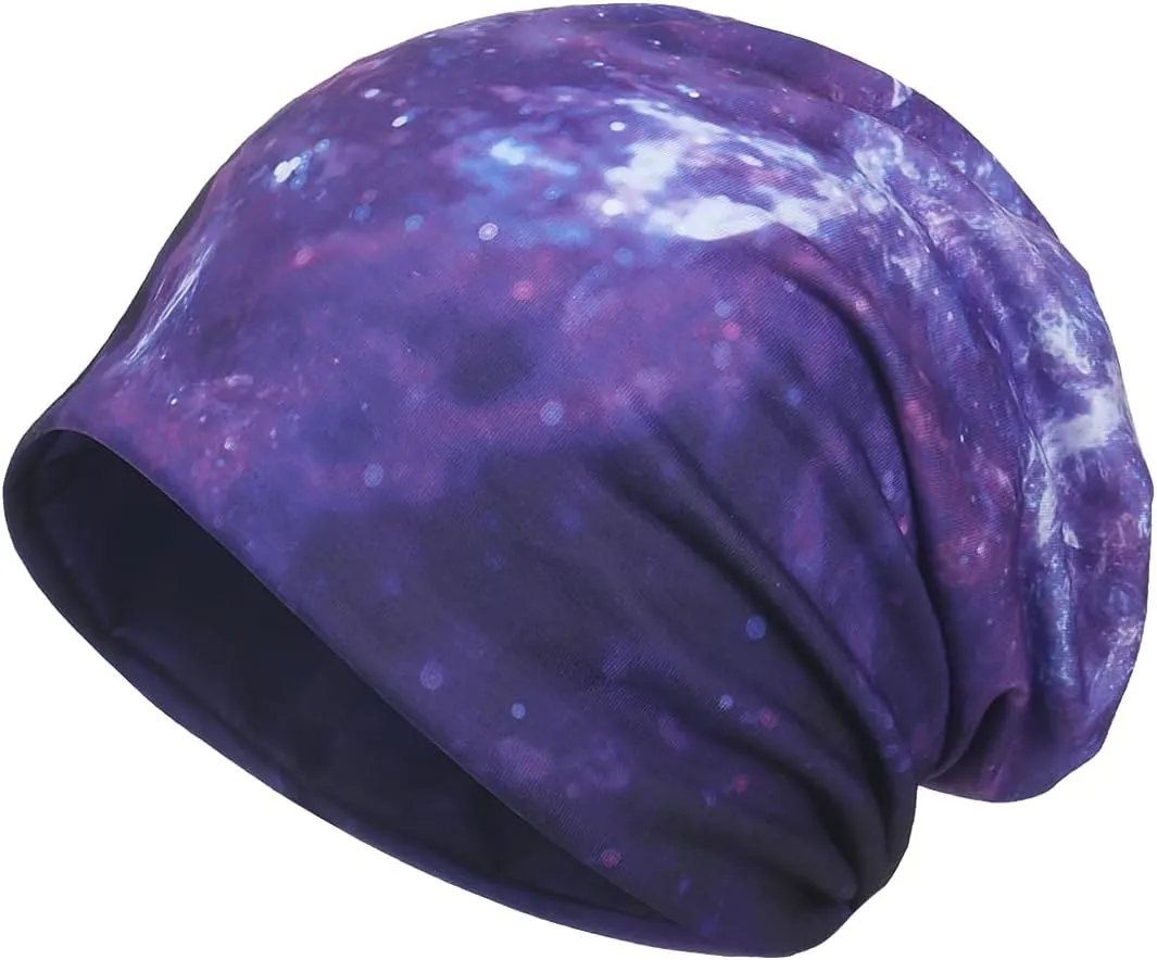 Jemis Sweet Heartwarming Breast Cancer Beanie Hat, Romantic Knitted Hat, Cancer Headwear Caps Baggy Skull Sleep Scarf