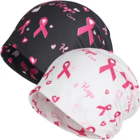 Jemis Sweet Heartwarming Breast Cancer Beanie Hat, Romantic Knitted Hat, Cancer Headwear Caps Baggy Skull Sleep Scarf