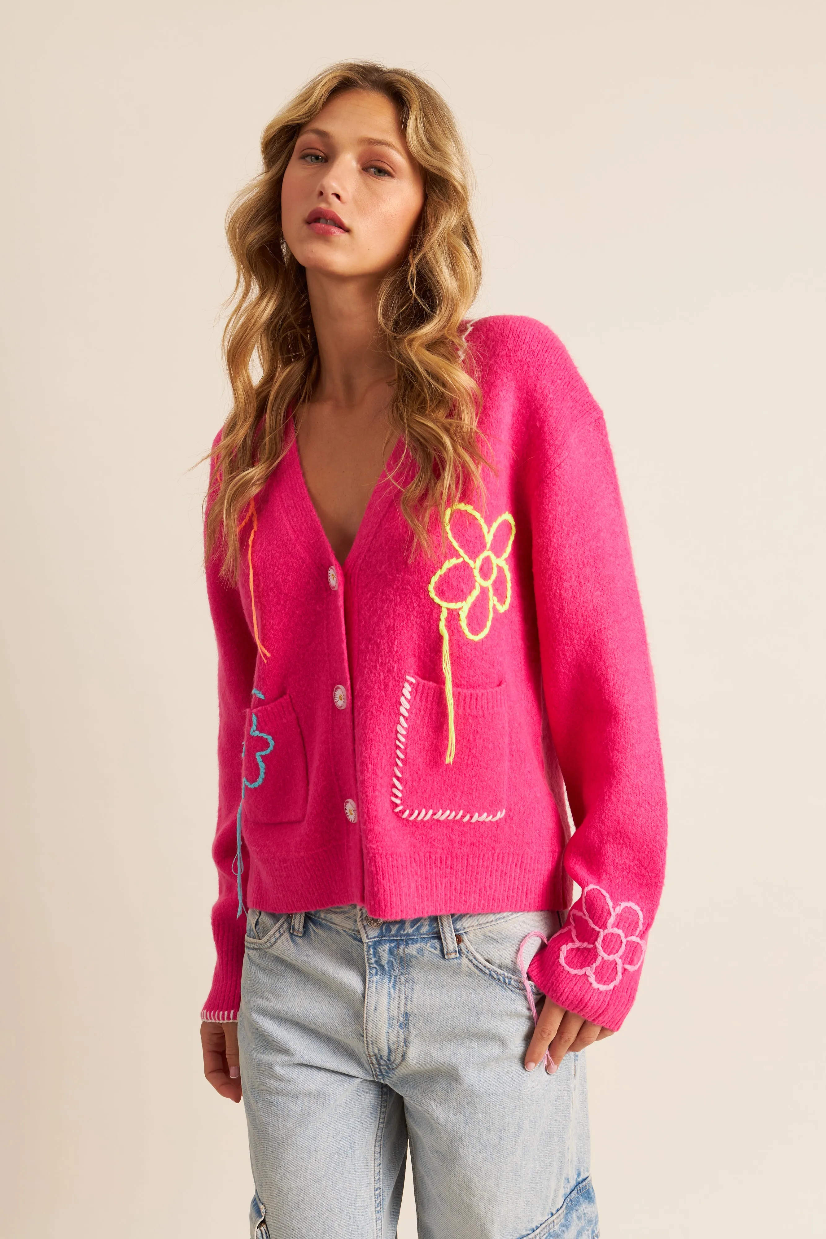 John & Jenn Aries Cardigan | Spring Garden