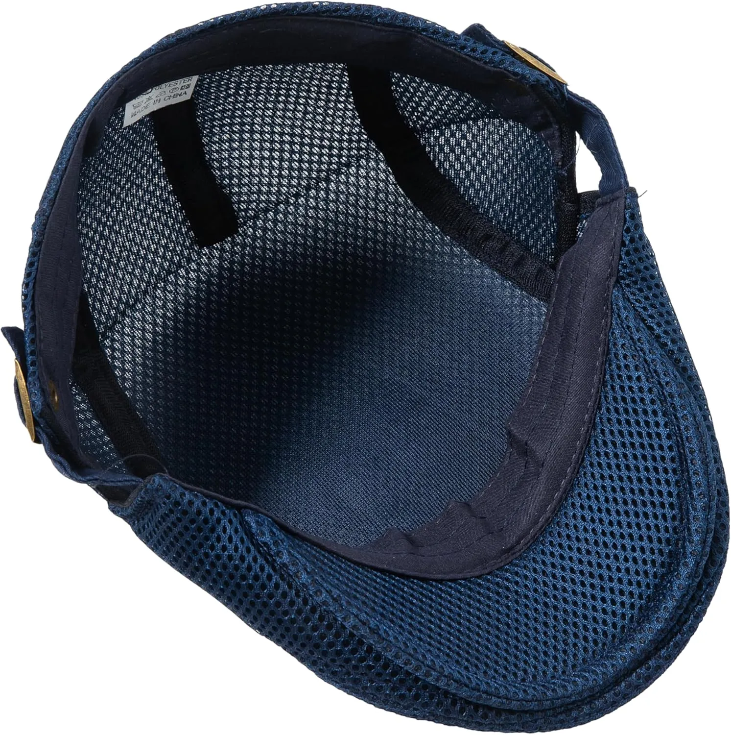 Lanzom Men's Breathable Mesh Summer Hat Adjustable Newsboy Beret Ivy Cap Cabbie Flat Cap Gatsby Driving Hunting Hats