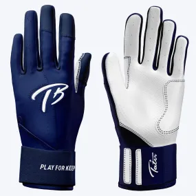 Long Cuff Batting Gloves | Deep Navy
