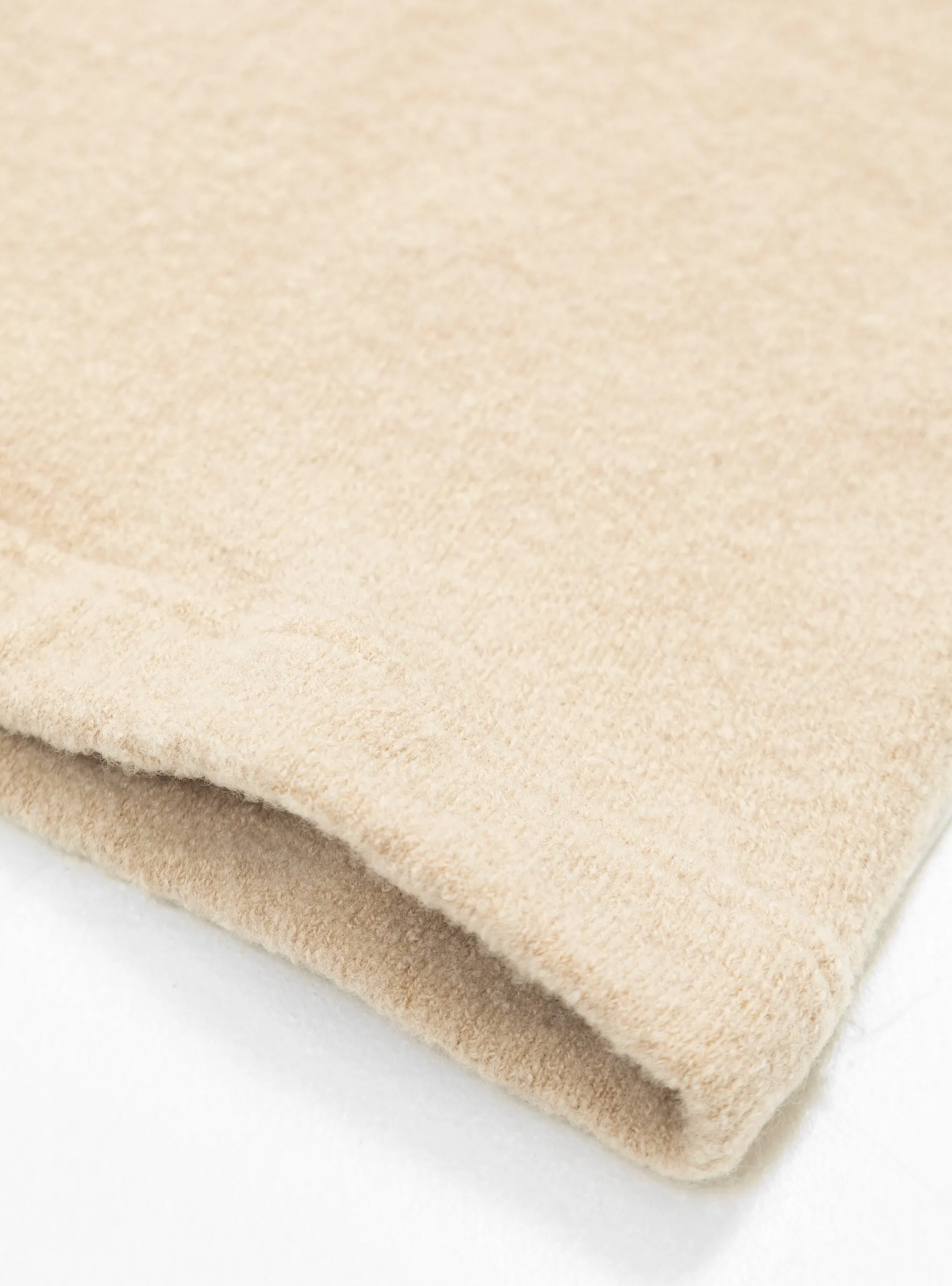 Merino Boucle Neck warmer Beige