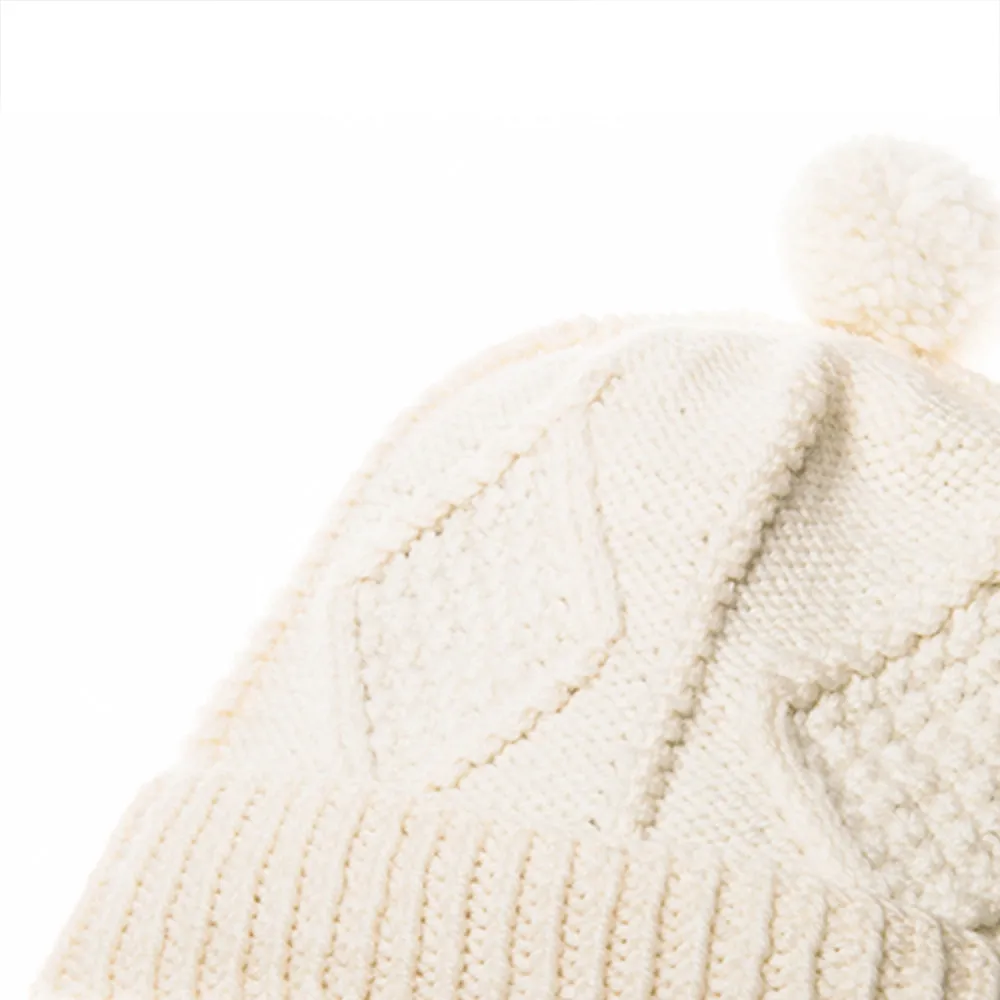 Natural Hand Knit Beanie