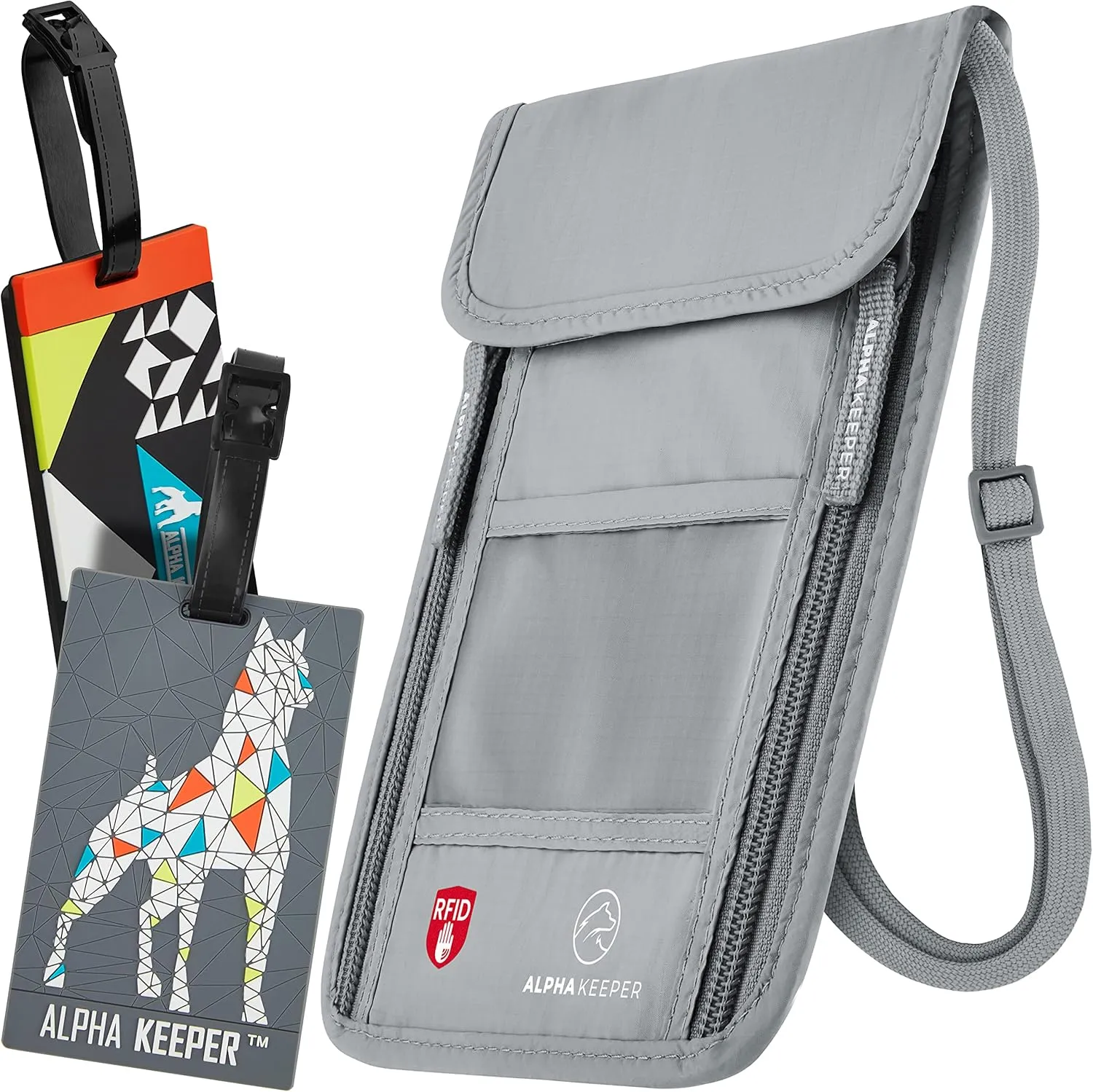 Neck Wallet with RFID Blocking Passport Holder for Men and Women  Super Slim Travel Pouch to Protect Your Essentials