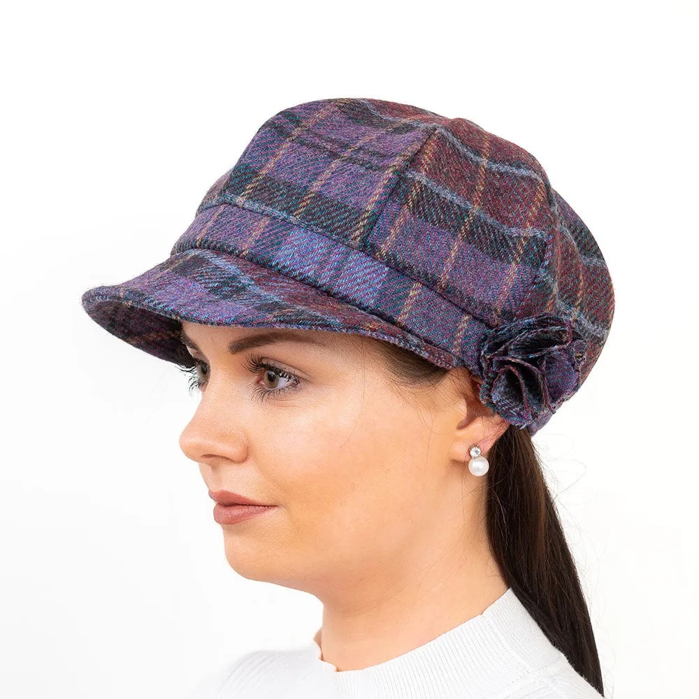 Newsboy Cap, Heather Check